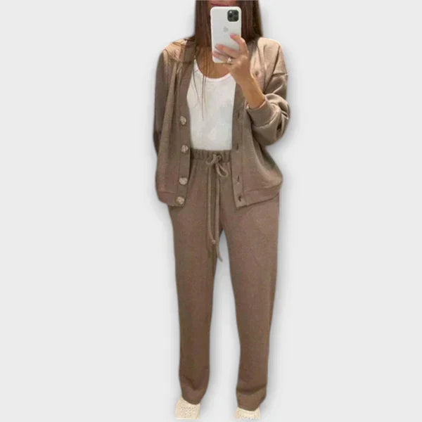 Chantal - Long sleeve blouse and pants