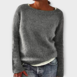 Regine - One-color knit sweater