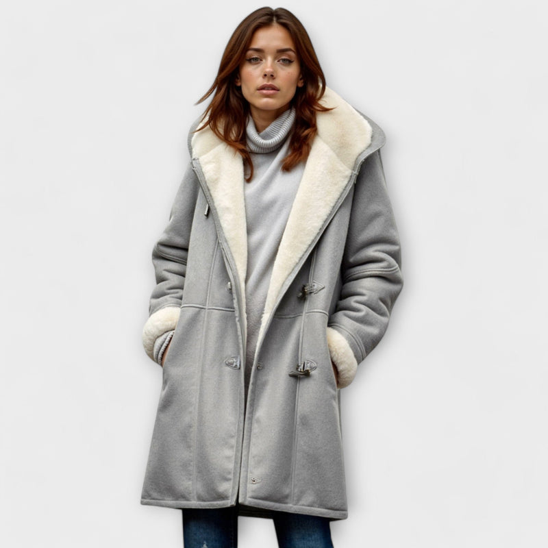 Antonia - Cozy coat with fur lining