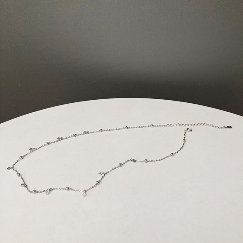 Silver Droplet Necklace