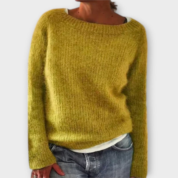 Regine - One-color knit sweater