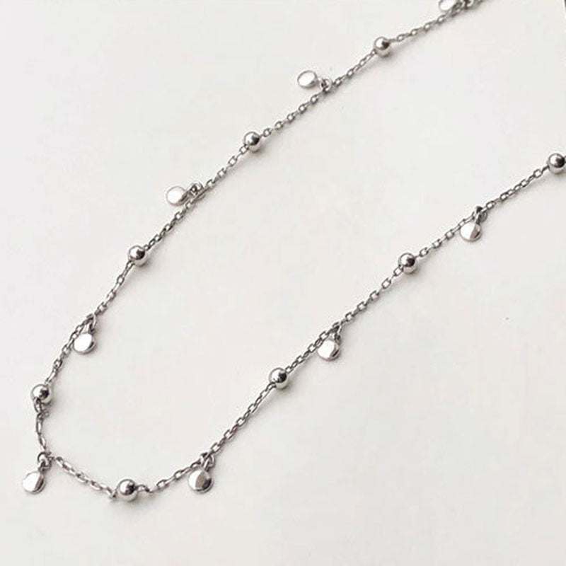 Silver Droplet Necklace