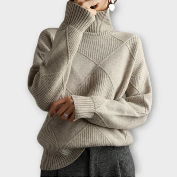 Melanie - Cozy turtleneck sweater