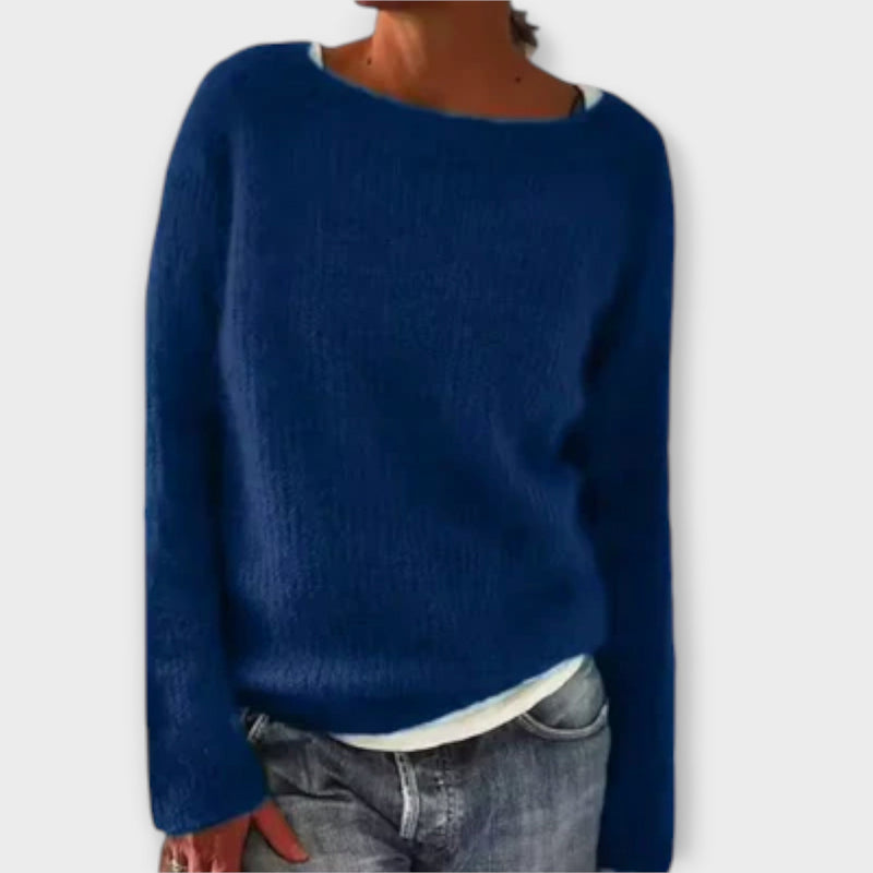 Regine - One-color knit sweater