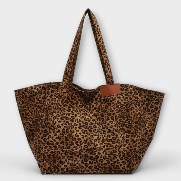 Flair. - Elegant shoulder bag in leopard print