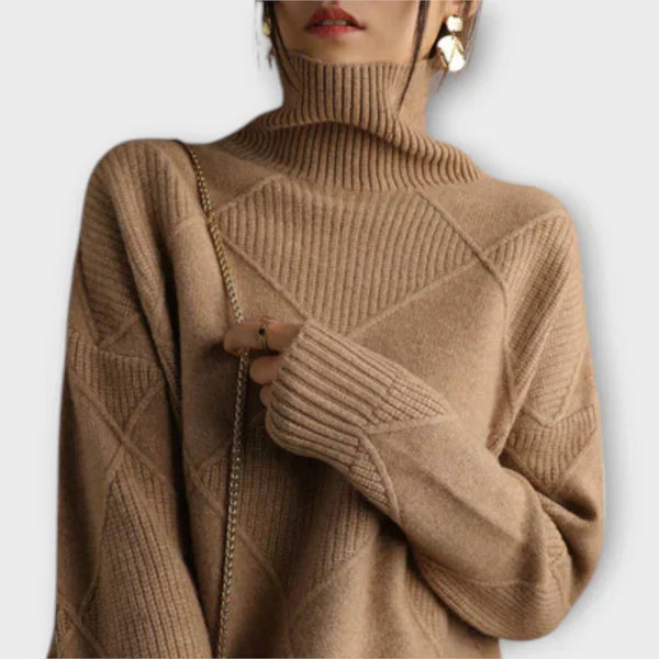 Melanie - Cozy turtleneck sweater