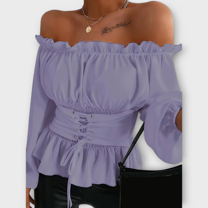 Amelia - Blouse with frills