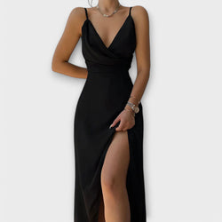 Elegant V neckline dress