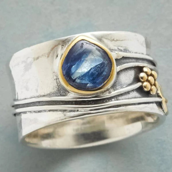 Vintage Ring with Blue Stone