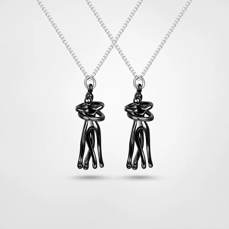 Couple - Hugging necklace