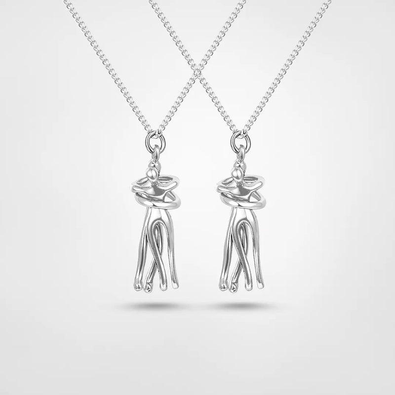 Couple - Hugging necklace