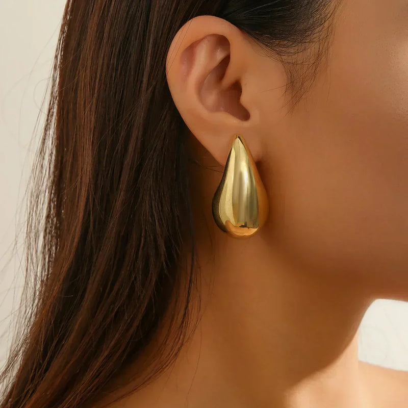 Elle - Large drop earrings