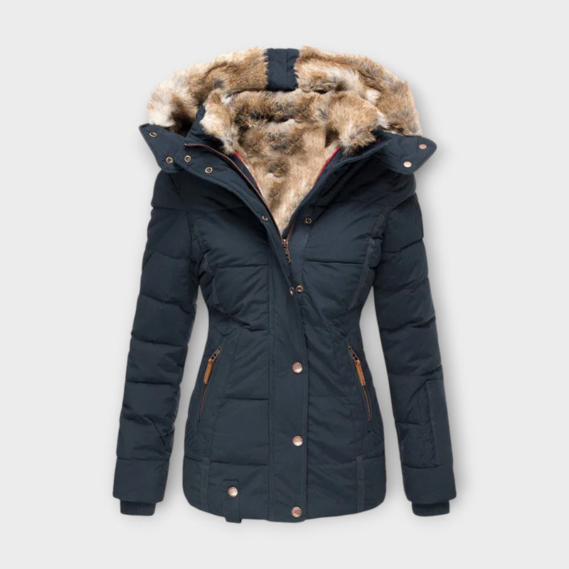 Emina - Cozy jacket with fur lining