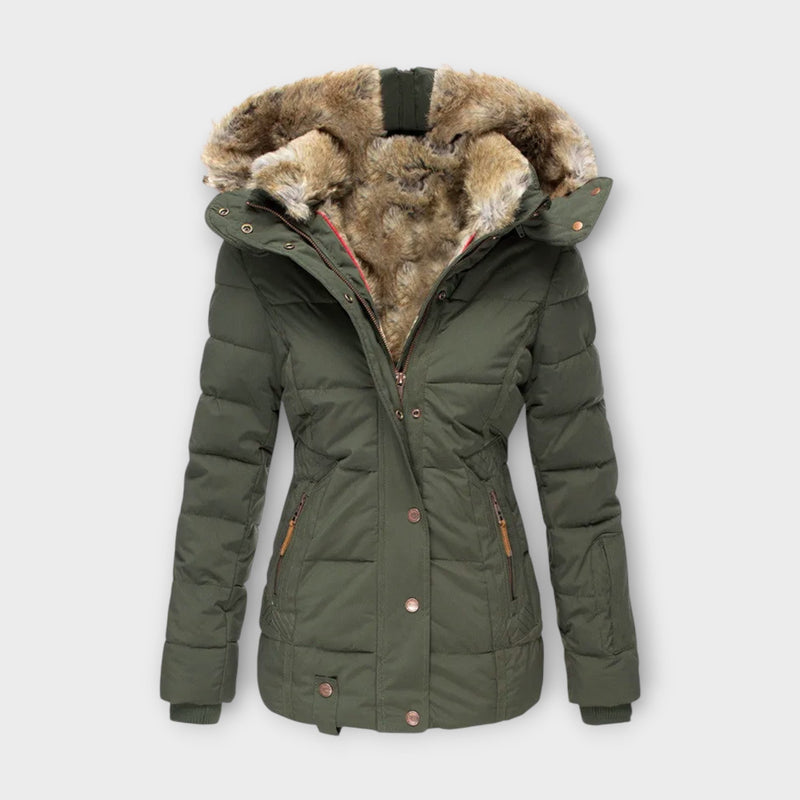 Emina - Cozy jacket with fur lining