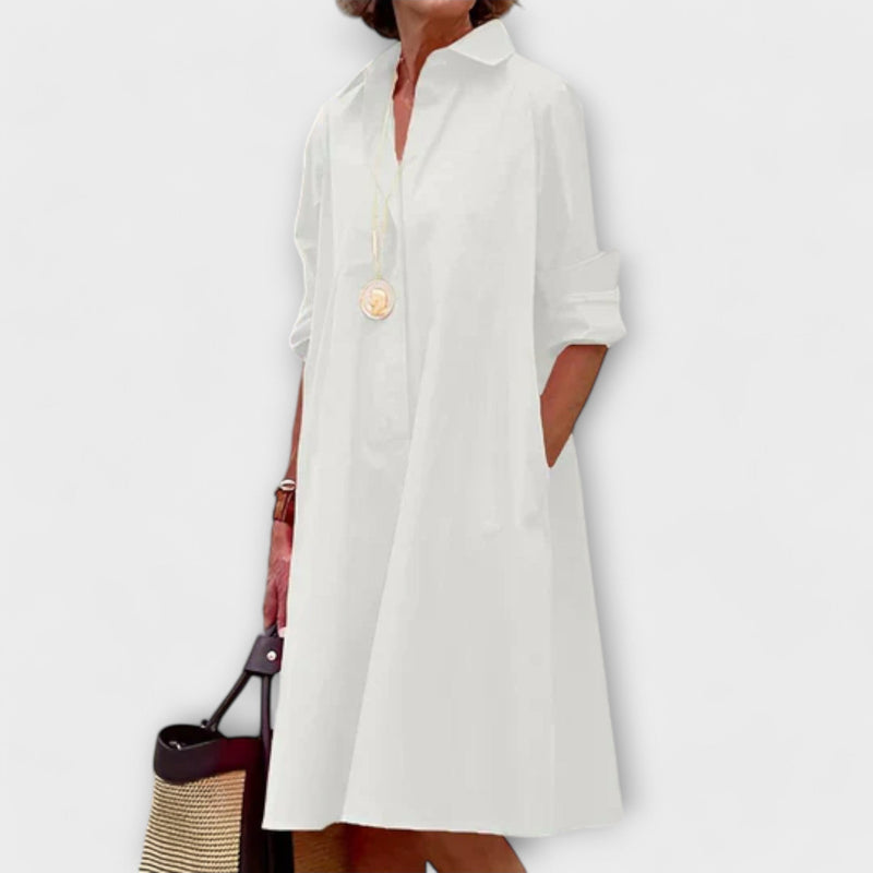 Modern shirt dress