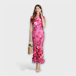 Jessica's Floral Finesse Dress