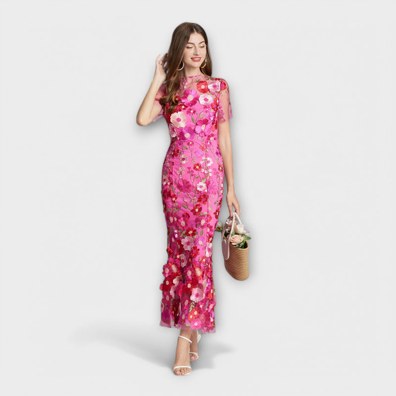 Jessica's Floral Finesse Dress