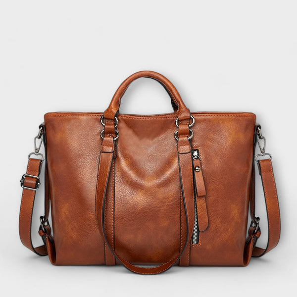 Flair. - Large leather bag