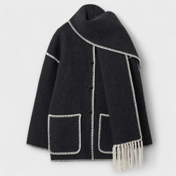 Chanel - Stylish coat with scarf