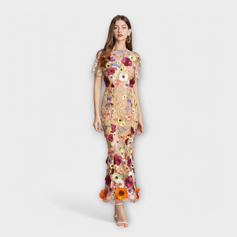 Jessica's Floral Finesse Dress