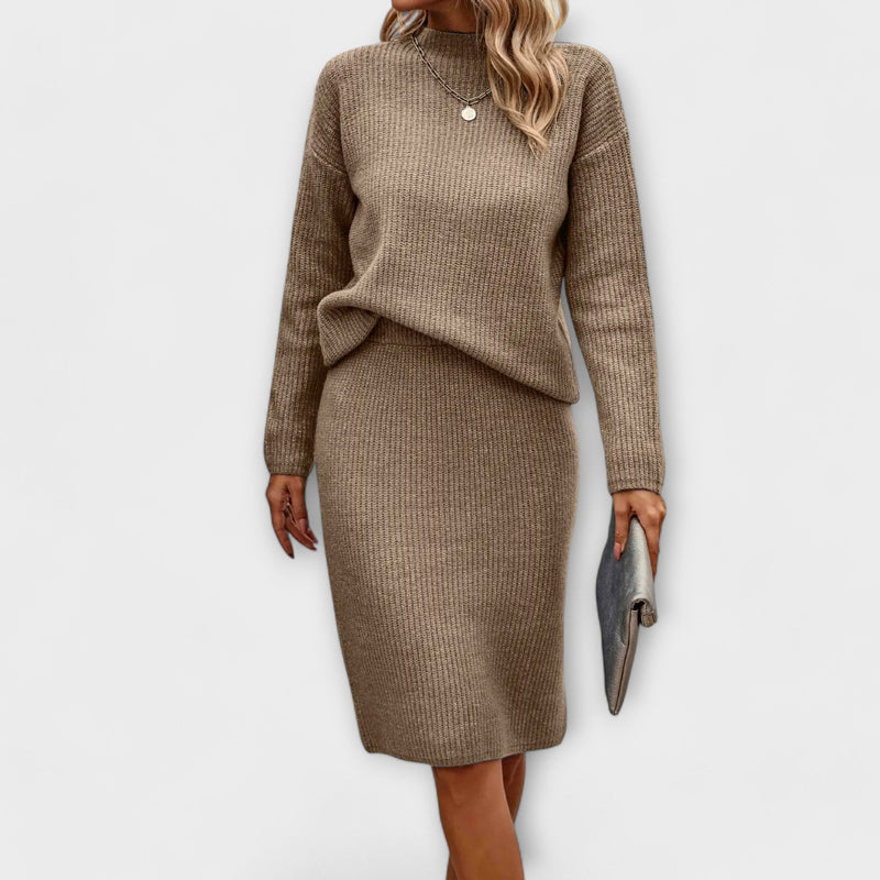 2-piece sweater and skirt