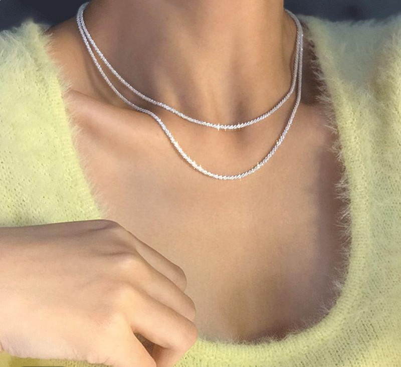 Silver Starlight Necklace