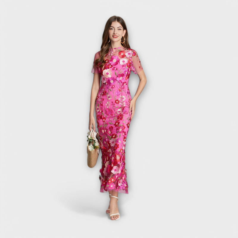 Jessica's Floral Finesse Dress