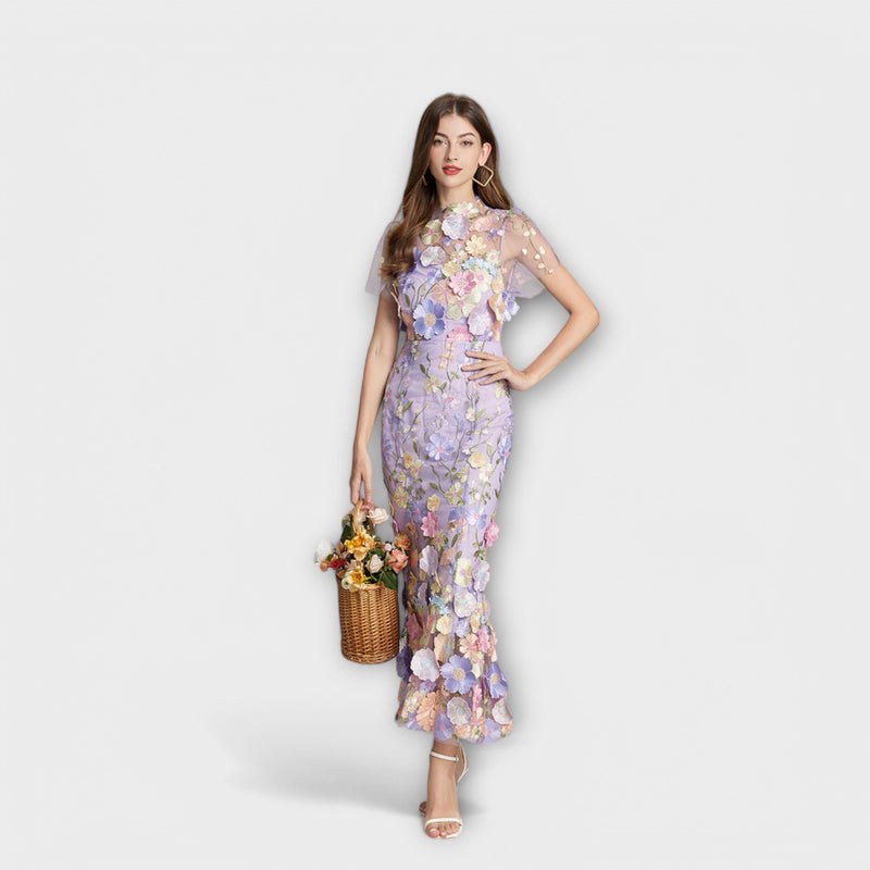 Jessica's Floral Finesse Dress