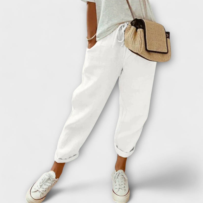 Bibi - Fashionable and casual linen pants