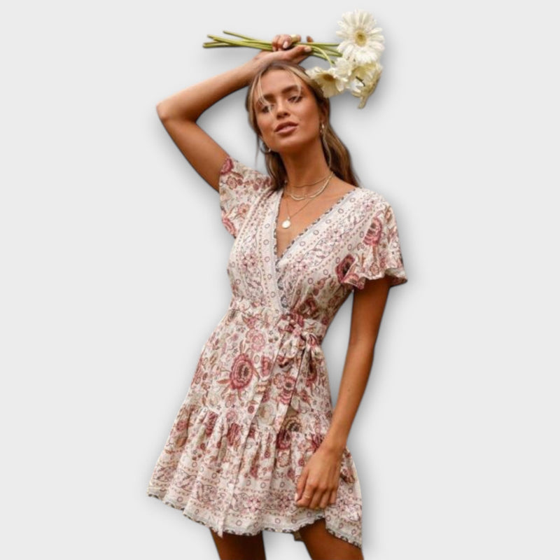 Amina - Short boho dress