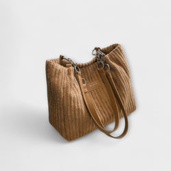 Flair. - Soft corduroy shoulder bag