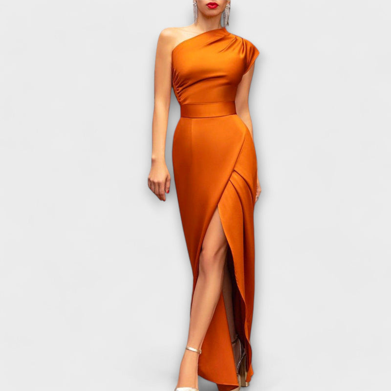 Elegant asymmetrical evening dresses