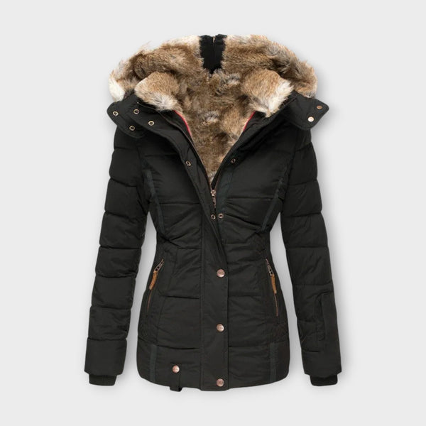 Emina - Cozy jacket with fur lining